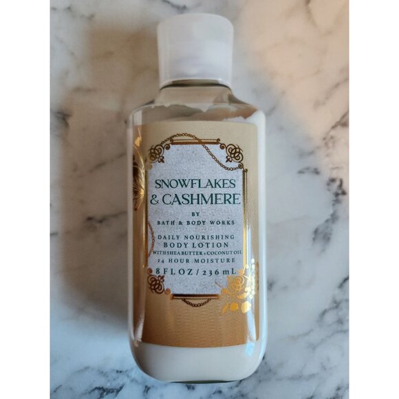 Bath & Body Works Snowflakes & Cashmere Body Lotion Daily Nourishing Moisture - Picture 3 of 4